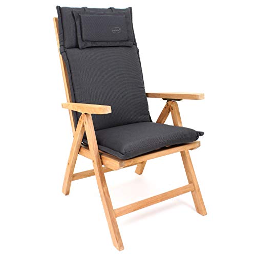 ROG garden-line AU73: Auflage FÜR HOCHLEHNER 119 x 46 cm - ANTHRAZIT von ROG garden-line