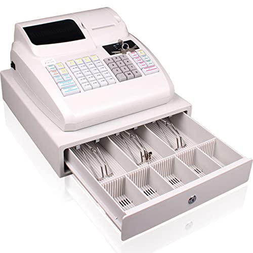 ROGHA Elektronische Registrierkasse mit 48-Tasten-Tastatur Digitale POS-Registrierkasse LED-Anzeige für Kleine Unternehmen/Einzelhandel/Restaurant von ROGHA