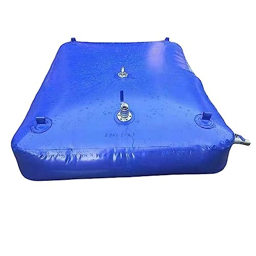 ROGHA Tragbare Wasserblase/Wasserspeicherbehälter, Im Freien verdickter Faltbarer, haltbarer Wassertank, Notwasserspeicher, Garten Regenwassersammler/Camping Wassersack,540L von ROGHA