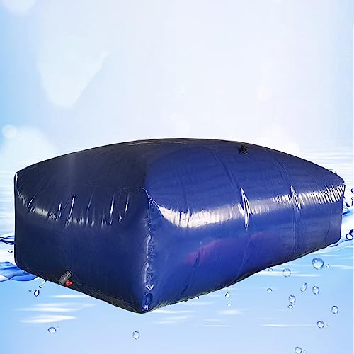 ROGHA Tragbare Wasserblase/Wasserspeicherbehälter, Im Freien verdickter Faltbarer, haltbarer Wassertank, Notwasserspeicher, Garten Regenwassersammler/Camping Wassersack,670L von ROGHA