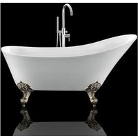 Freistehende Badewanne mit Füßen BALMAIN Adlerfüße ALTBRONZE 161 cm - Adlerfüße ALTBRONZE von ROGIER&MOTHES