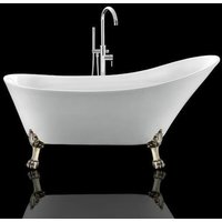 Freistehende Badewanne mit Füßen balmain Löwenfüße altbronze 161 cm - Löwenfüße altbronze von ROGIER&MOTHES