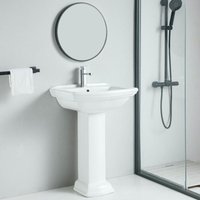 Rogier&mothes - Klassisches Stand-Waschbecken mit Sockel Keramik madry 60 cm Rogier&mothes - Klassisches Stand-Waschbecken mit Sockel Keramik madry 60 cm von ROGIER&MOTHES
