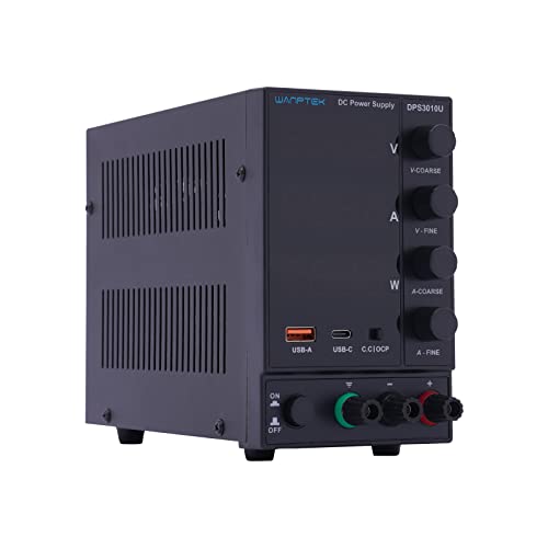 Einstellbares DC Laboratory Netzgerä Stromversorgung |Labornetzgerät 30V/60V 5A/10A 150W/300W Labor Netzteil Regelbares Schaltnetzteil |Variables DC Labornetzteil mit 4-Stellige LED-Anzeige (DPS3010U) von ROGONPDK