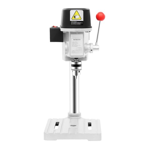 ROGONPDK 340W Elektrische Säulenbohrmaschine, 3-stufige Geschwindigkeit Bohrmaschinen Press Werkbank Drill PressBench, Profi Tischbohrmaschine Tragbare Bankbohrmaschine Standbohrmaschine ROGONPDK 340W Elektrische Säulenbohrmaschine, 3-stufige Geschwindigkeit Bohrmaschinen Press Werkbank Drill PressBench, Profi Tischbohrmaschine Tragbare Bankbohrmaschine Standbohrmaschine von ROGONPDK