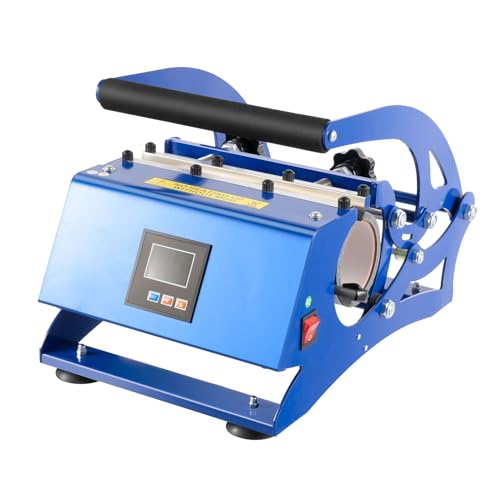 ROGONPDK 6-in-1 Becherpressmaschine | 500w Tassen Presse Becher Heißpresse | Tassenpresse Maschine Hitzepresse Maschine mit 6 Untersetzer | 200 °C Multifunktionale Sublimations-Drucker von ROGONPDK