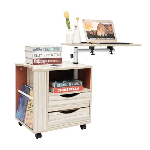 ROGONPDK Funktionaler drehbarer Nachttisch | Mobiler Beistelltisch Nachtschrank | Verstellbarem Mobil Schlafzimmer Nachtkommode mit Verstellbaren | Kommode Hubtisch Holz mit drehbarer Platte ROGONPDK Funktionaler drehbarer Nachttisch | Mobiler Beistelltisch Nachtschrank | Verstellbarem Mobil Schlafzimmer Nachtkommode mit Verstellbaren | Kommode Hubtisch Holz mit drehbarer Platte von ROGONPDK