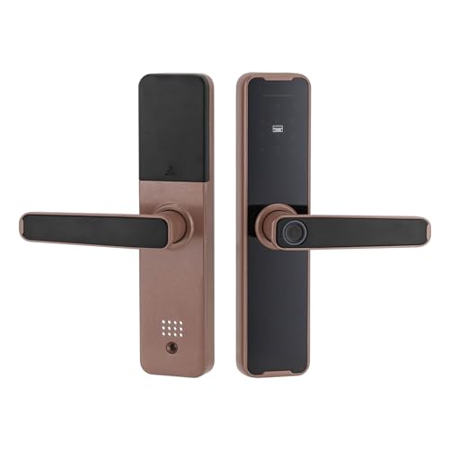 Smart Fingerabdruck-Türschloss |Digitales intelligentes Türschloss mit Biometrisches Türschloss |Fingerabdruckschloss Vielfältig Entsperrung Methode |Elektronisches Schloss mit 2 IC-Karten (Rose Gold) Smart Fingerabdruck-Türschloss |Digitales intelligentes Türschloss mit Biometrisches Türschloss |Fingerabdruckschloss Vielfältig Entsperrung Methode |Elektronisches Schloss mit 2 IC-Karten (Rose Gold) von ROGONPDK