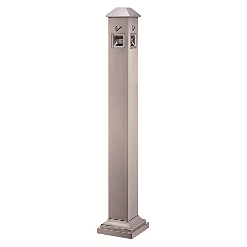 ROHCGHC Aschenbecher an der Wand, Kommerzielle Mülleimer for den Außenbereich Standaschenbecher Zeitgenössischer verschließbarer Säulenaschenbecher for die Terrasse ROHCGHC Aschenbecher an der Wand, Kommerzielle Mülleimer for den Außenbereich Standaschenbecher Zeitgenössischer verschließbarer Säulenaschenbecher for die Terrasse von ROHCGHC