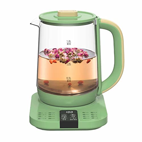 ROHCGHC elektrische Warmwasserkocher, 1,8 l HAutomatic Glas 24-Stunden-Smart-Termin Einmachtopf Multi-Automatik Wasserkochen Elektrische Heizung ohne Filter ROHCGHC elektrische Warmwasserkocher, 1,8 l HAutomatic Glas 24-Stunden-Smart-Termin Einmachtopf Multi-Automatik Wasserkochen Elektrische Heizung ohne Filter von ROHCGHC