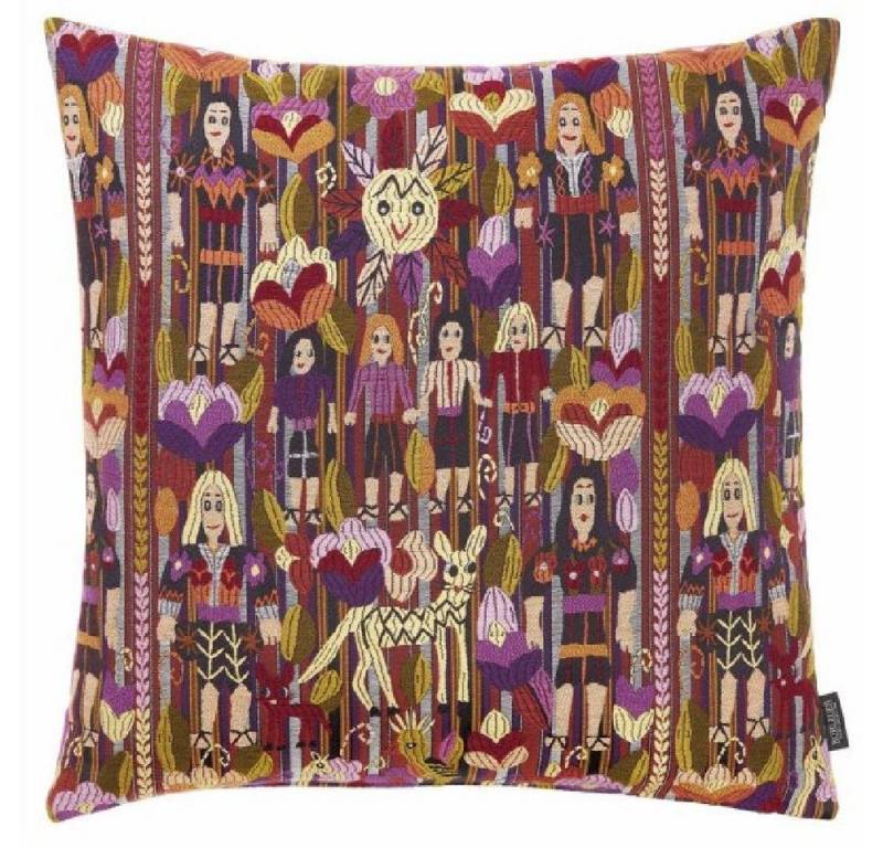 ROHLEDER Kissenhülle Kissenhülle Tulum People Magenta (60x60cm) von ROHLEDER