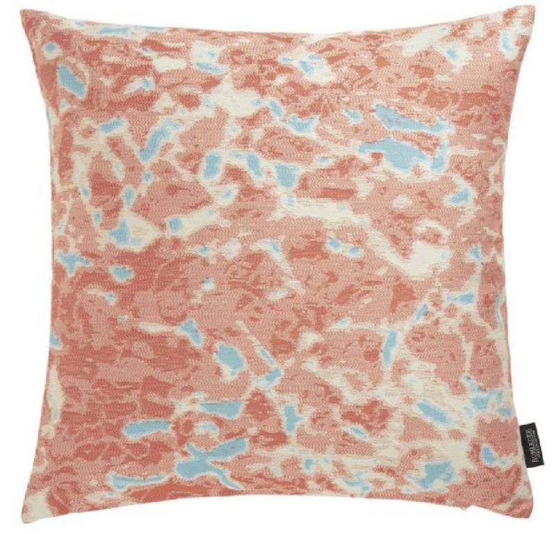 ROHLEDER Kissenhülle Kissenhülle Marble Deep Sea Red (50x50cm) von ROHLEDER