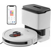 Eve cc Saugroboter mit Wischfunktion, 4000Pa Laser Navigation Staubsauger Roboter, 2.5L Automatischem Schmutzbehälter Kehren Saugen Wischen 2 in 1 von ROIDMI