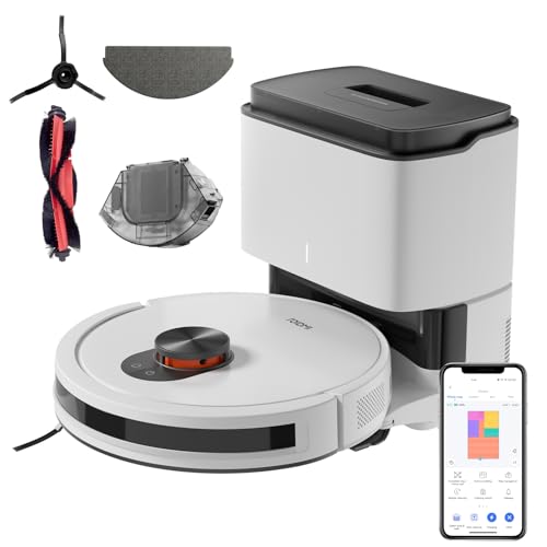 ROIDMI EVE CC Saugroboter mit Wischfunktion, 2.5L Automatischem Schmutzbehälter Kehren Saugen Wischen 2 in 1 Saugroboter, 4000Pa Laser Navigation Staubsauger Roboter ROIDMI EVE CC Saugroboter mit Wischfunktion, 2.5L Automatischem Schmutzbehälter Kehren Saugen Wischen 2 in 1 Saugroboter, 4000Pa Laser Navigation Staubsauger Roboter von ROIDMI