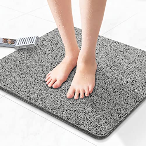 ROIMOE Duschmatte rutschfest Quadratisch, PVC-Luffa Duschmatte Komfort Sicherheits Duschmatten Massage Anti-Rutschmatte für Nassbereiche Schnell Trocknend Leichte Reinigung (60 x 60 cm) von ROIMOE
