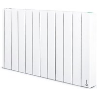 BRN1100RAD belize digitaler thermischer Strahler verbunden 10 Elemente 1100W 575x907x98mm weiß ral 9010 - Rointe von ROINTE