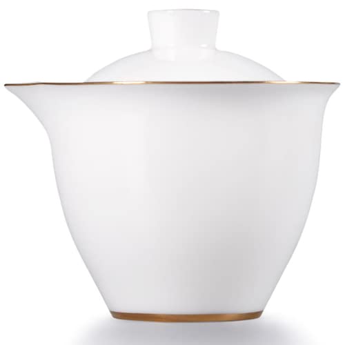 ROJDFCNBW Chinesischer Kung Fu Tee Zeremonie Porzellan Teeka Sancai Ceramic Gaiwan Kung Fu Tea Set with Saucer 170ml 8.9x9.7cm ROJDFCNBW Chinesischer Kung Fu Tee Zeremonie Porzellan Teeka Sancai Ceramic Gaiwan Kung Fu Tea Set with Saucer 170ml 8.9x9.7cm von ROJDFCNBW