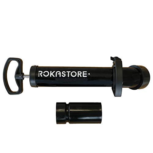 Hochdruck Abflussreiniger - Rohrreinigungspumpe mit 2 Aufsätzen zur Rohrreinigung mit Wasserdruck! von ROKA Store