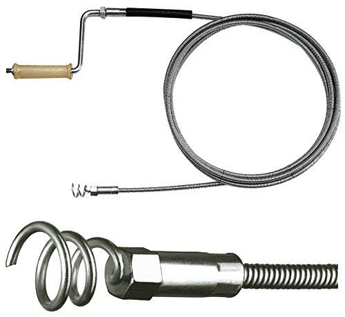 Rohrreinigungsspirale Ø 10mm x 5m, mit 30mm Trichterbohrer, ab 70mm Rohr, optionale Verlängerung Rohrreinigungsspirale Ø 10mm x 5m, mit 30mm Trichterbohrer, ab 70mm Rohr, optionale Verlängerung von ROKA Store