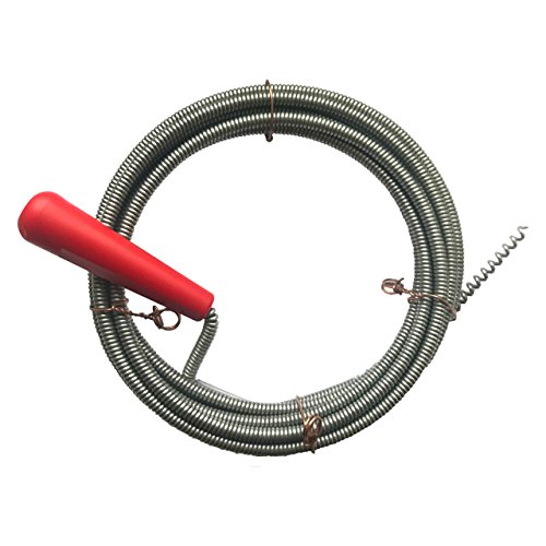 Rohrreinigungsspirale Ø 6mm x 3m mit Bohrspitze, extra dünne Abfluss-Spirale von ROKA Store