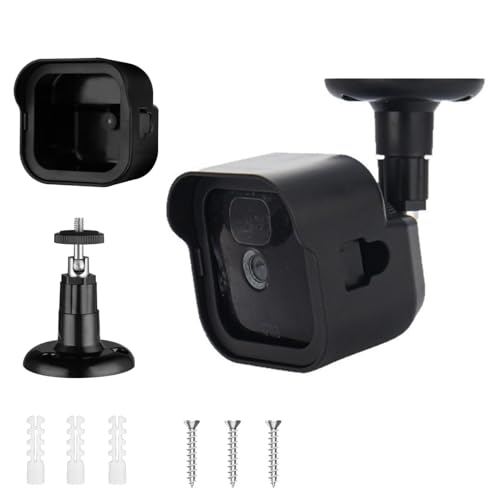 Blink Outdoor Kamera Wandhalterung & Schutzhülle – 360° Verstellbare, Wetterfeste Halterung – Kompatibel mit Blink Outdoor Camera 3./4. Gen, Schwarz (1) von ROKOLOOM