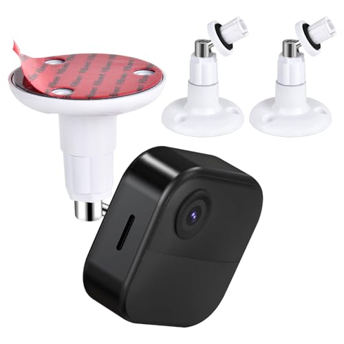 ROKOLOOM Stark klebende Wandhalterung für Blink Außenkamera, Blink XT/XT2, Blink Mini, 360 Grad verstellbar, ohne Bohren (2) von ROKOLOOM