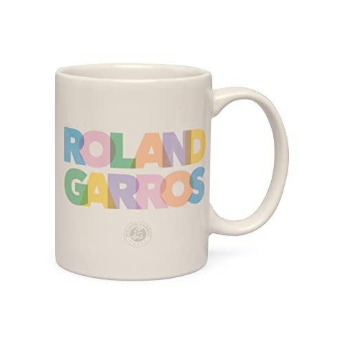 ROLAND GARROS - Tasse mit Logo, mehrfarbig, 100% Keramik, spülmaschinenfest, mikrowellengeeignet von ROLAND GARROS