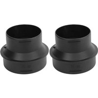 1 Paar langlebiges ABS-Parkheizungs-Adapterrohr 60 mm auf 75 Verbindungsstück-Verbindungsrohr für Webasto-Webasto-Heizrohre von ROLEADER
