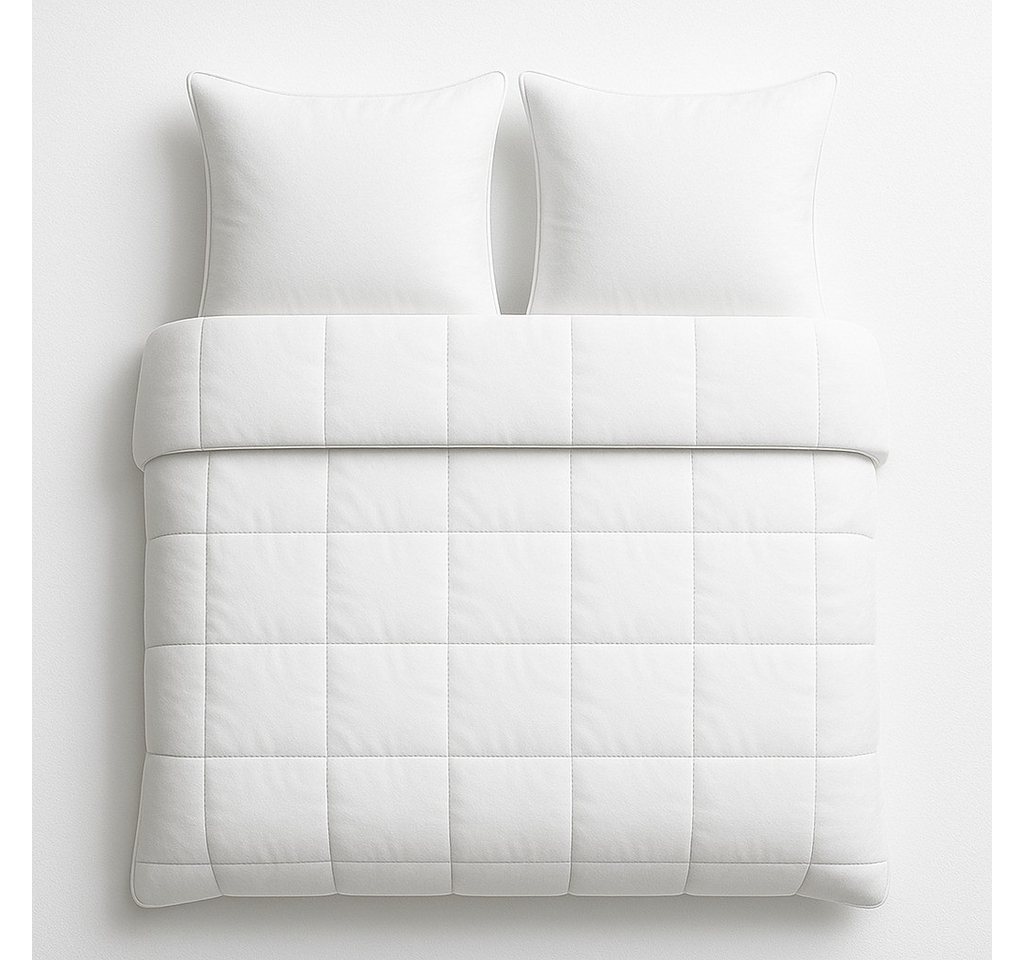 ROLFNERS Bettdecke + Kopfkissen Set, 4-Jahreszeiten, feuchtigkeitsregulierend, ohne Bezug nutzbar von ROLFNERS