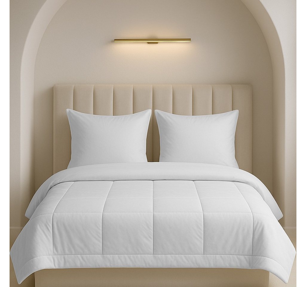 ROLFNERS Bettdecke + Kopfkissen Set, 4-Jahreszeiten, hautfreundlich, ohne Bezug nutzbar, strapazierfähig von ROLFNERS