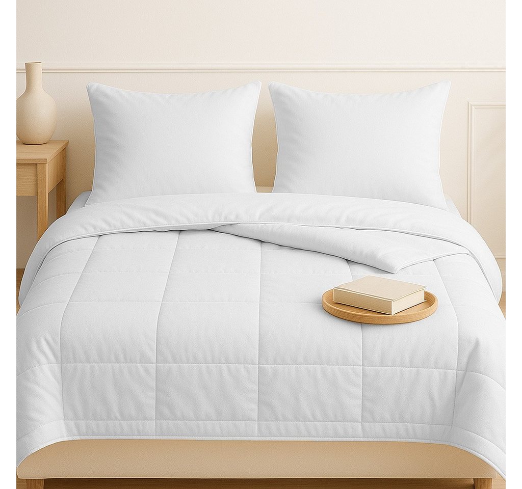 ROLFNERS Bettdecke + Kopfkissen Set, 4-Jahreszeiten, warm im Winter & kühl im Sommer, ohne Bezug nutzbar ROLFNERS Bettdecke + Kopfkissen Set, 4-Jahreszeiten, warm im Winter & kühl im Sommer, ohne Bezug nutzbar von ROLFNERS