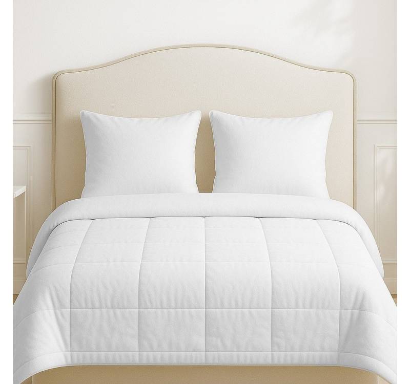 ROLFNERS Bettdecke + Kopfkissen Set, 4-Jahreszeiten, Hotelqualität, ohne Bezug nutzbar, langlebige Nähte von ROLFNERS