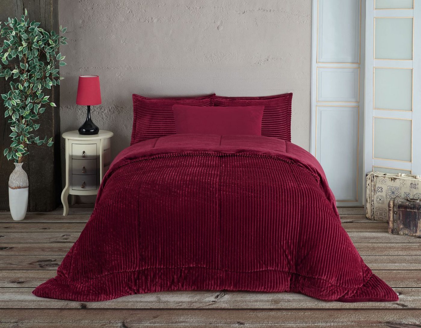 ROLFNERS Tagesdecke Vespa, Bettüberwurf Set aus Steppdecke und Kissenbezug, Tagesdecke 260x240 cm von ROLFNERS