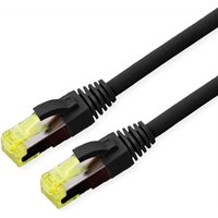 Roline - 21.15.0751 RJ45 Netzwerkkabel, Patchkabel cat 6a s/ftp 1 m Schwarz 1 St. von ROLINE