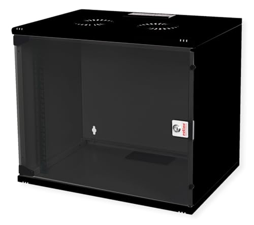 ROLINE 19-Zoll Wandgehäuse Basic 7 HE, 540x400 BxT Bausatz schwarz von ROLINE