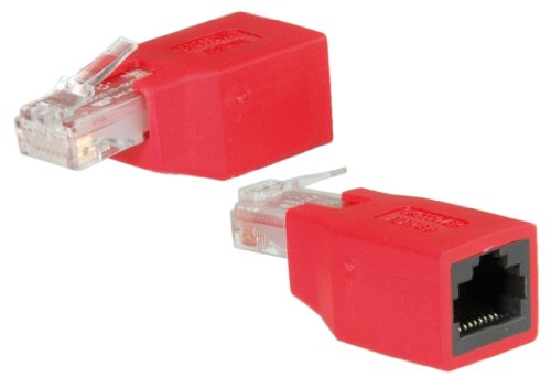 ROLINE 21173076 RJ45 Crossover Adapter UTP rot von ROLINE