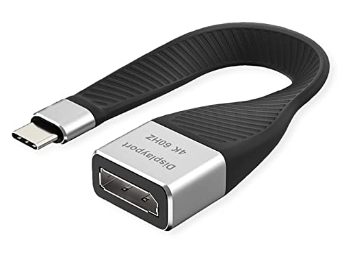 ROLINE Display Adapter USB Typ C - DP, ST/BU, 0,13 m von ROLINE