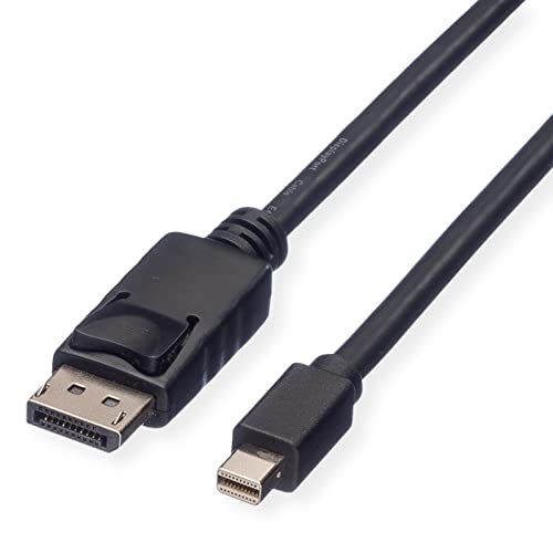 ROLINE DisplayPort Kabel, DP ST - Mini DP ST, schwarz, 2 m von VALUE
