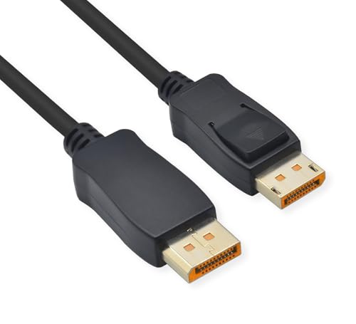 ROLINE DisplayPort Kabel, v2.1, 16K, DP ST - ST, schwarz, 2 m ROLINE DisplayPort Kabel, v2.1, 16K, DP ST - ST, schwarz, 2 m von ROLINE