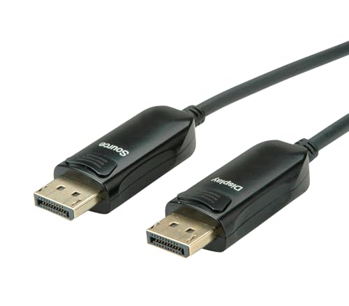 ROLINE DisplayPort v1.4 Kabel (AOC), ST/ST, 15 m von ROLINE