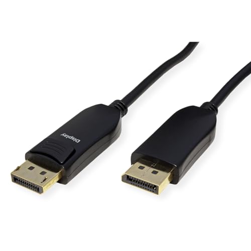 ROLINE DisplayPort v2.1 Kabel (AOC), 10K@60Hz, 54Gbit/s, UHBR13.5, ST/ST, 30 m von ROLINE