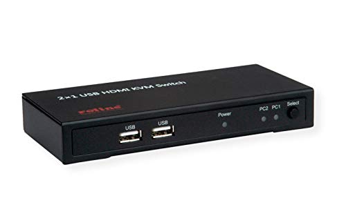 ROLINE KVM Switch, HDMI 4K, USB, 1 User - 2 PC ROLINE KVM Switch, HDMI 4K, USB, 1 User - 2 PC von ROLINE