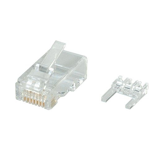 ROLINE Modular Plug ungeschirmt, Kat.6 (Class E), für Massivdraht, 10 Stck von ROLINE