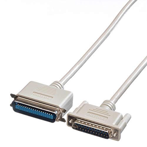 ROLINE Paralleldruckerkabel DB25 ST - Centr.36 ST, grau, 9 m ROLINE Paralleldruckerkabel DB25 ST - Centr.36 ST, grau, 9 m von ROLINE