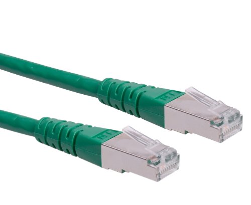 ROLINE Patchkabel Kat.6 (Class E) S/FTP (PiMF), grün, 3 m von ROLINE