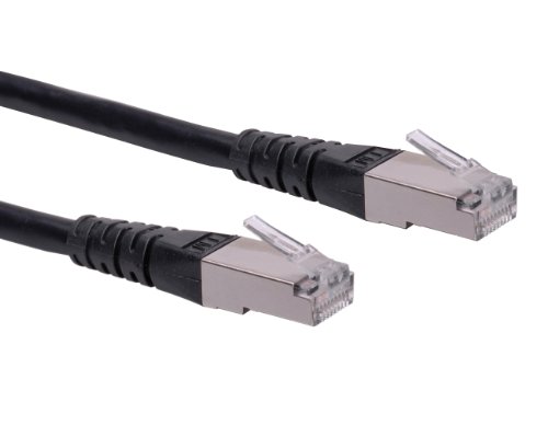 ROLINE Patchkabel Kat.6 (Class E) S/FTP (PiMF), schwarz, 2 m von ROLINE