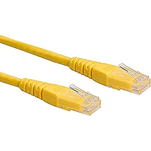 ROLINE Patchkabel Kat.6 (Class E) UTP, Gelb, 0,5 m von ROLINE