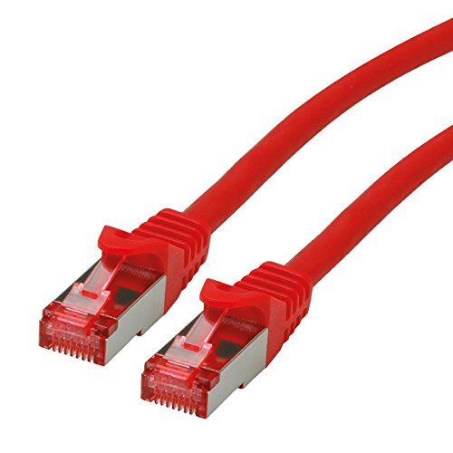 Roline S/FTP Patchkabel Cat 6 Component Level LSOH, rot, 10m von ROLINE