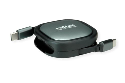 ROLINE USB 2.0 Aufrollbares Kabel, C-C ST/ST, schwarz, 1,2 m ROLINE USB 2.0 Aufrollbares Kabel, C-C ST/ST, schwarz, 1,2 m von ROLINE