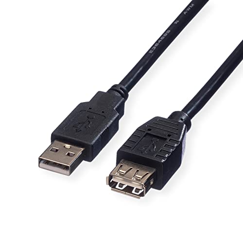 ROLINE USB 2.0 Kabel, Typ A-A, ST/BU, schwarz, 3 m ROLINE USB 2.0 Kabel, Typ A-A, ST/BU, schwarz, 3 m von ROLINE